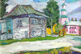 Тотемский пейзаж. 2006. Холст, масло. 50х60